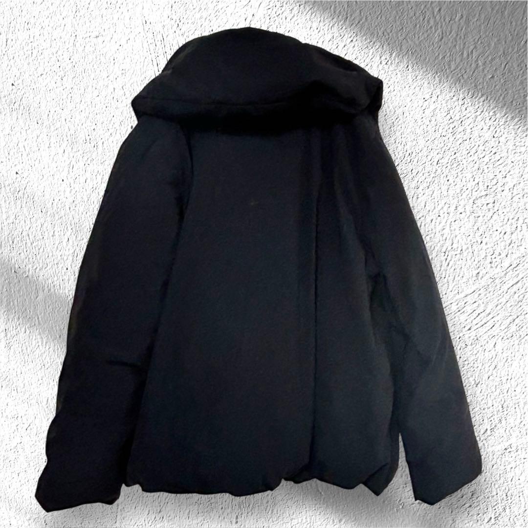 ホワイトダック 《UNTITLED》ダウンジャケット(46）黒 大きいサイズ