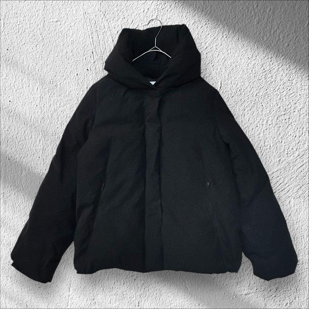 ホワイトダック 《UNTITLED》ダウンジャケット(46）黒 大きいサイズ