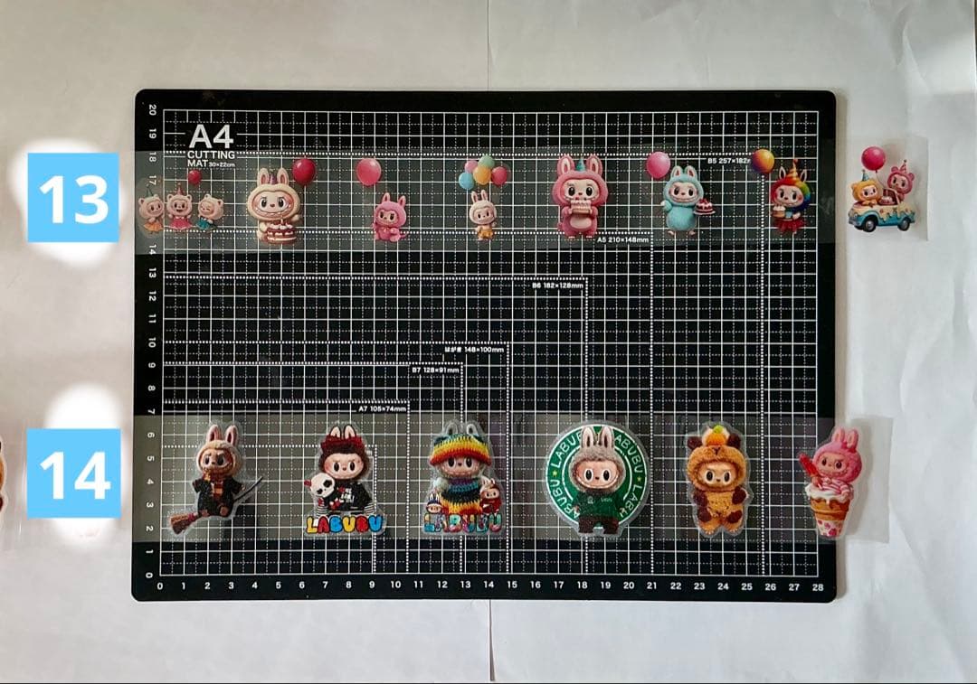 1/27更新　ロールシール　切り売り　ALL100円　ラブ