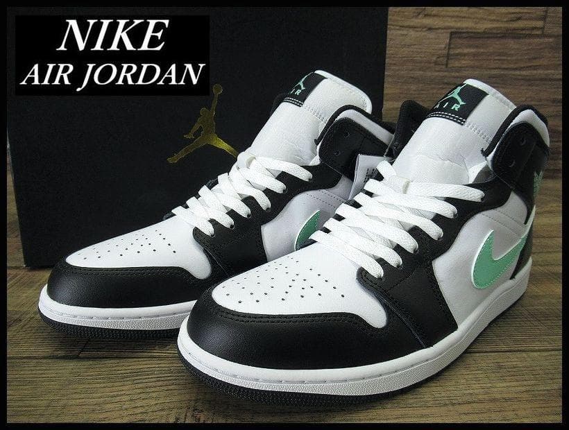 専用 ナイキ エアジョーダン1 ミッド グリーングロー スニーカー 29.0