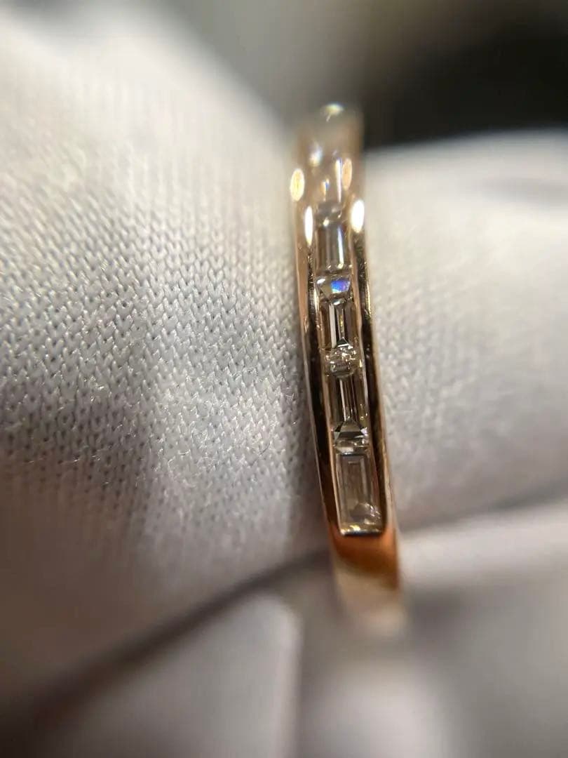 orb jewelry k18PG ダイヤモンド ハーフエタニティ 0.3ct