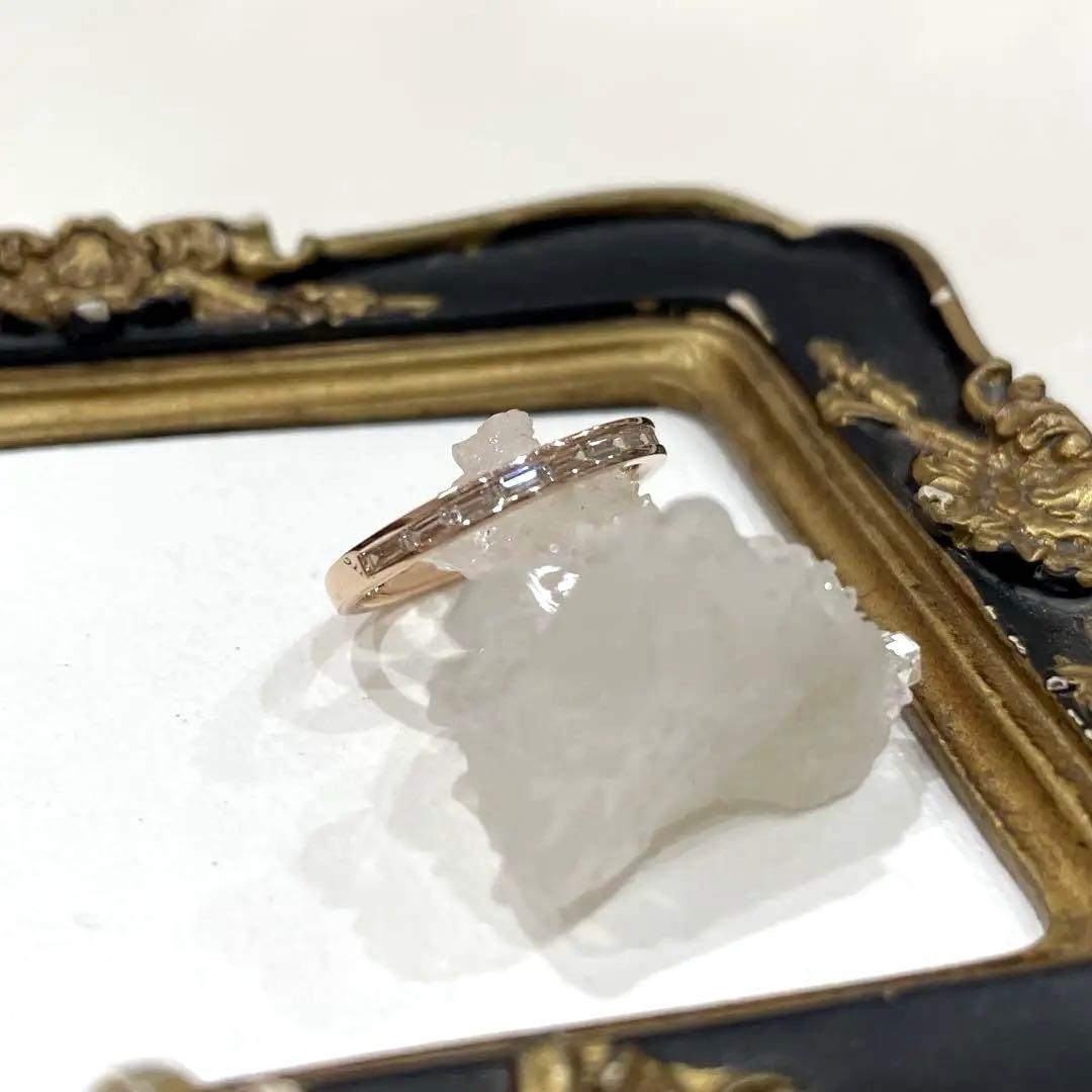 orb jewelry k18PG ダイヤモンド ハーフエタニティ 0.3ct