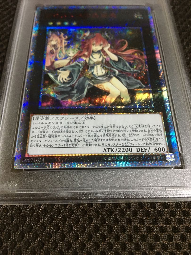 TTT 遊戯王 PSA10 アロメルスの蟲惑魔 20thシークレット