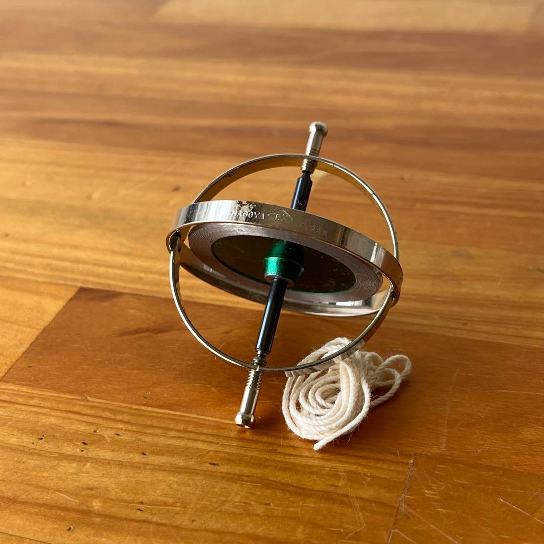 アンティーク】昭和レトロ タイガー商会 地球ゴマ 科学教育玩具 当時物