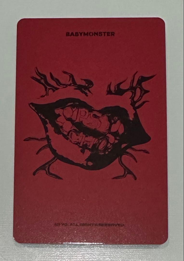 BABYMONSTER アサ 韓国 MD PSYCHO トレカホルダー トレカ - メルカリ