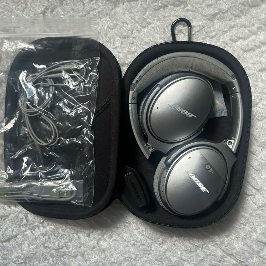 【美品】Bose QUIETCOMFORT 35 Ⅱ シルバー Amazon.com: Bose QuietComfort 35 II Noise Cancelling Bluetooth