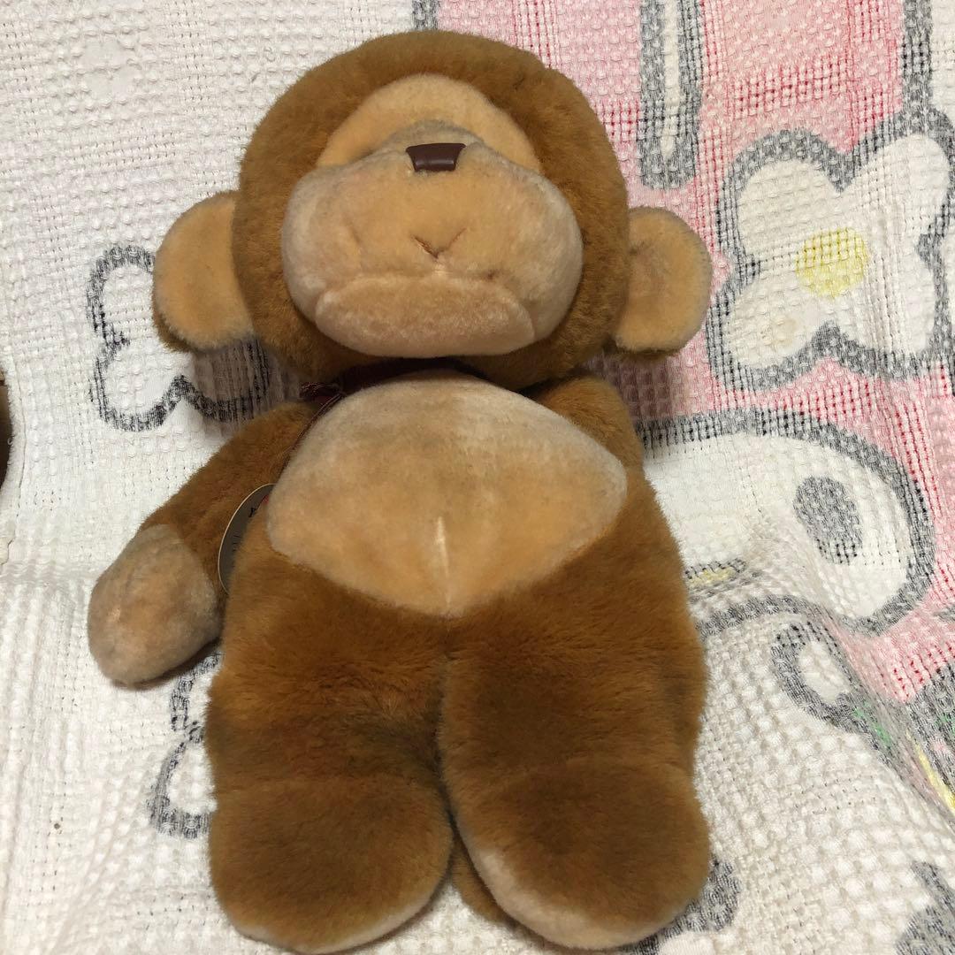 昭和レトロ　ヴィンテージ You&Me サル　ぬいぐるみ　中古品