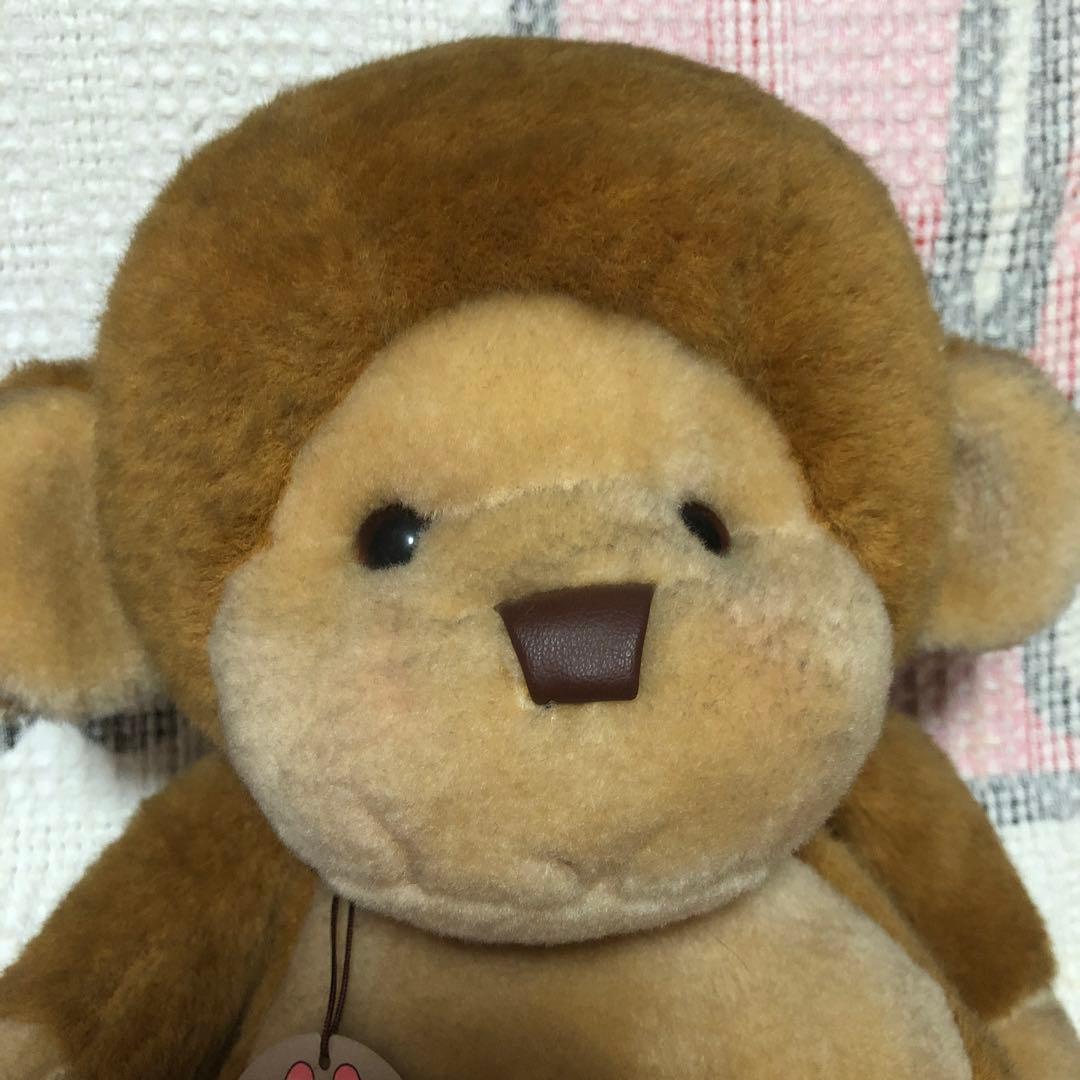 昭和レトロ　ヴィンテージ You&Me サル　ぬいぐるみ　中古品