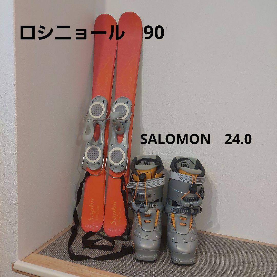 ロシニョール　 SALOMON　スキー板　ブーツセット SALOMON（サロモン） SELECT ＋ M10 GW L80 (L47100400) 24-25年モデル