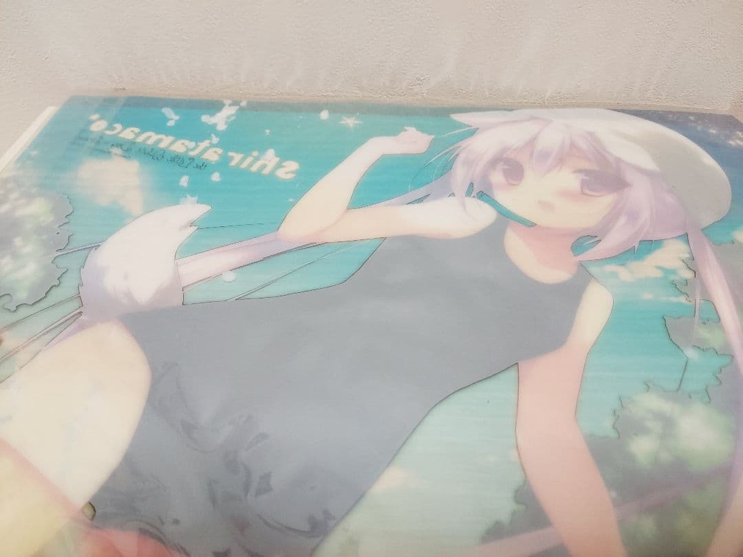 しらたまこ しろいいぬ A3クリアハードポスター C84 しらたま