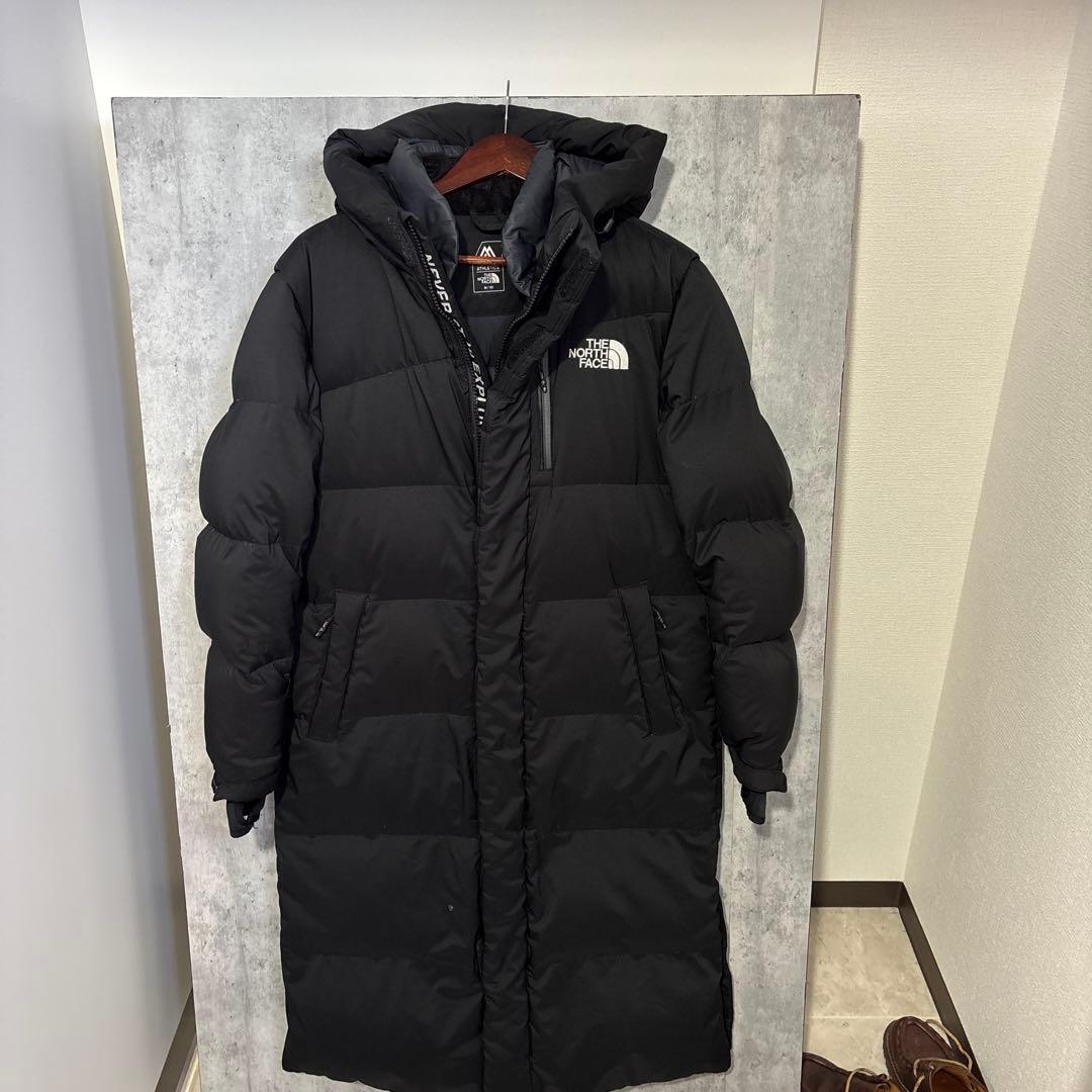ノースフェイス ロングダウンコート 黒 M 95 - メルカリ