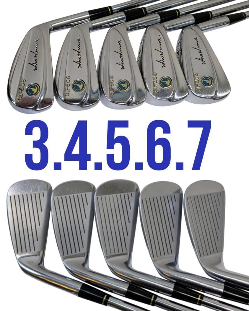 軟鉄鋳造 本間ゴルフ ヒロホンマ CL-606 青モグラ 3番～11番 Sw - メルカリ