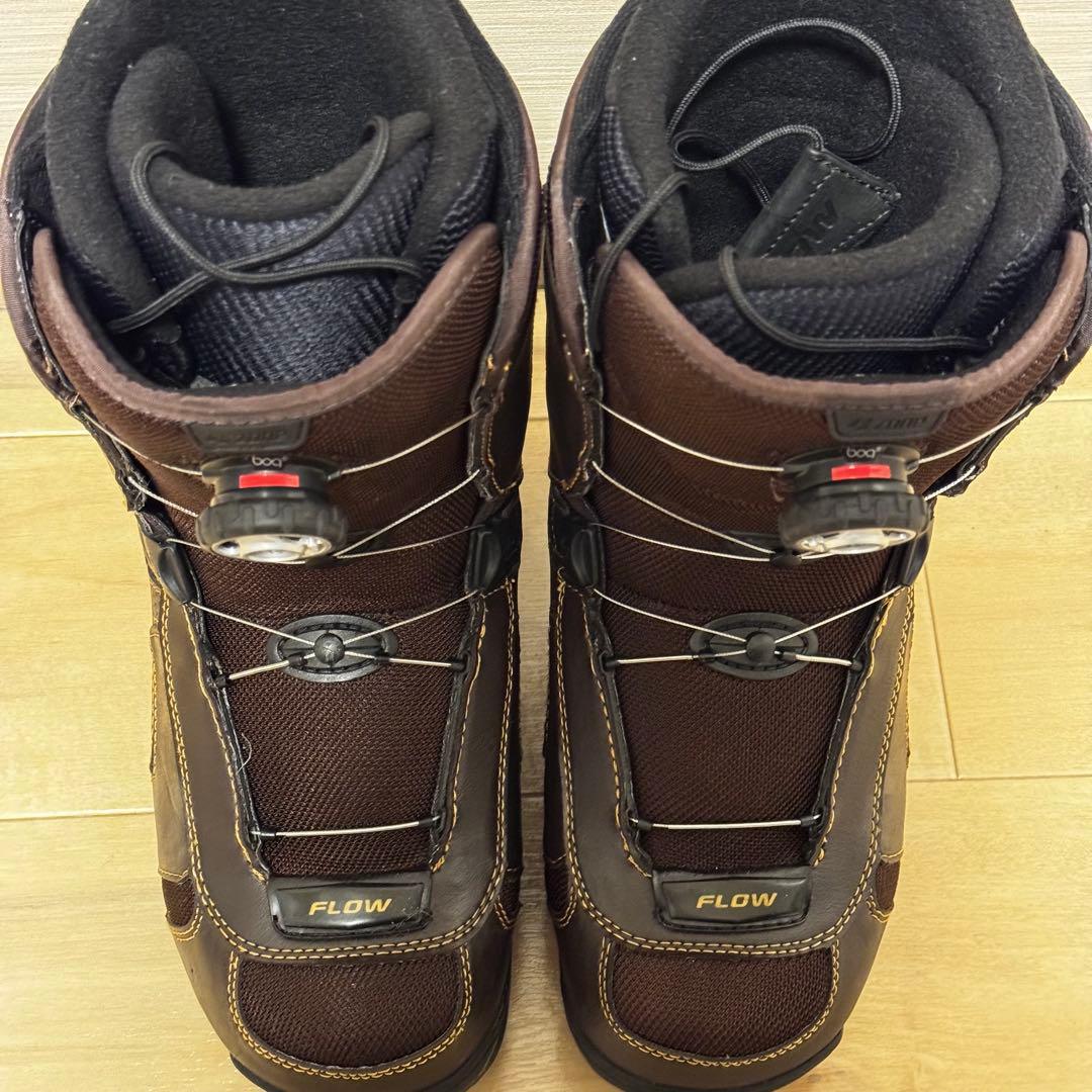 FLOW フロー ZONE BOA スノーボード ブーツ 24.5cm ブラウン