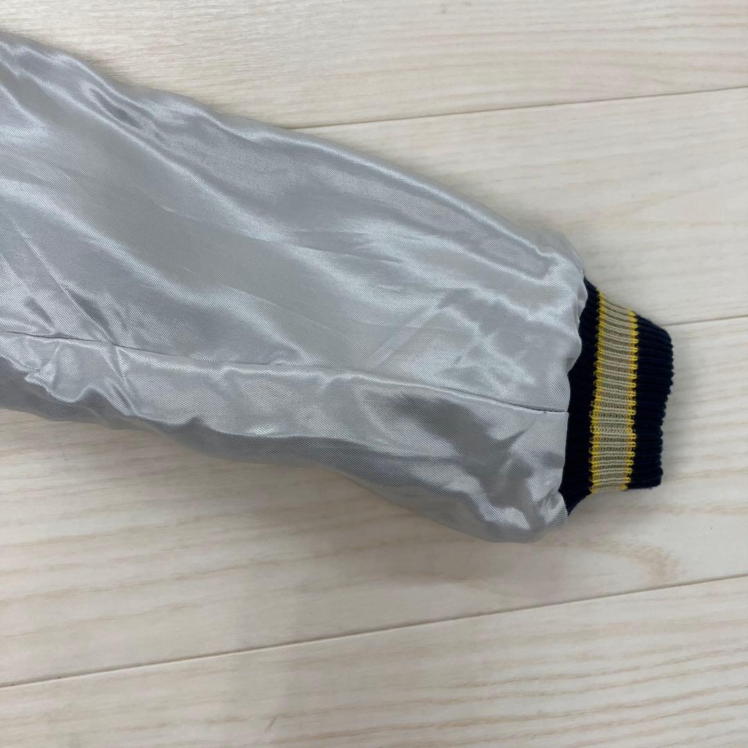 TAILOR東洋 ヒノヤ別注 舞妓 イーグル 刺繍 スカジャン 青 黒 L