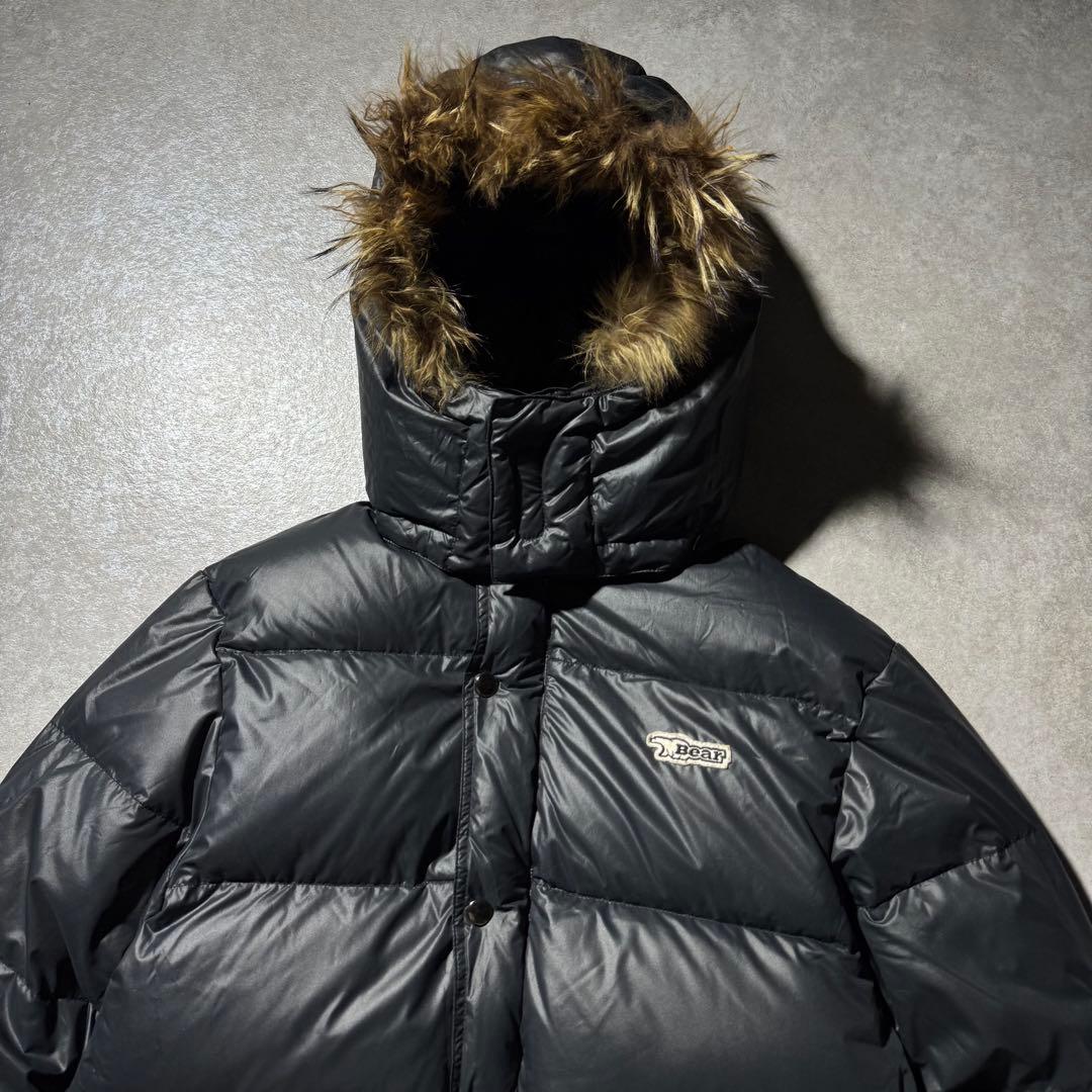 00s BEAR USA fur down y2k 短丈 平成 ギャル男 - メルカリ