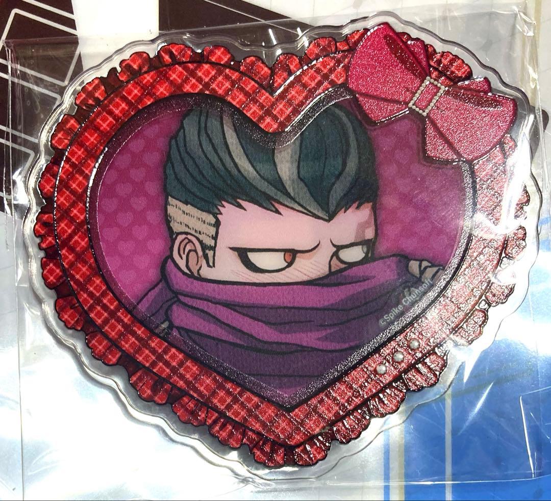 ダンガンロンパ 照れ顔 田中眼蛇夢 ハート形アクリルバッジ vol.2