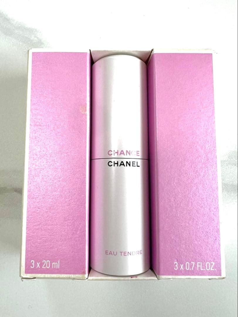 【 CHANEL 】★3本セット★ 美品★CHANCE Eau Tendre Petite香]お試し香水 原材料/[増量2倍] シャネル チャンス 人気 香水 3