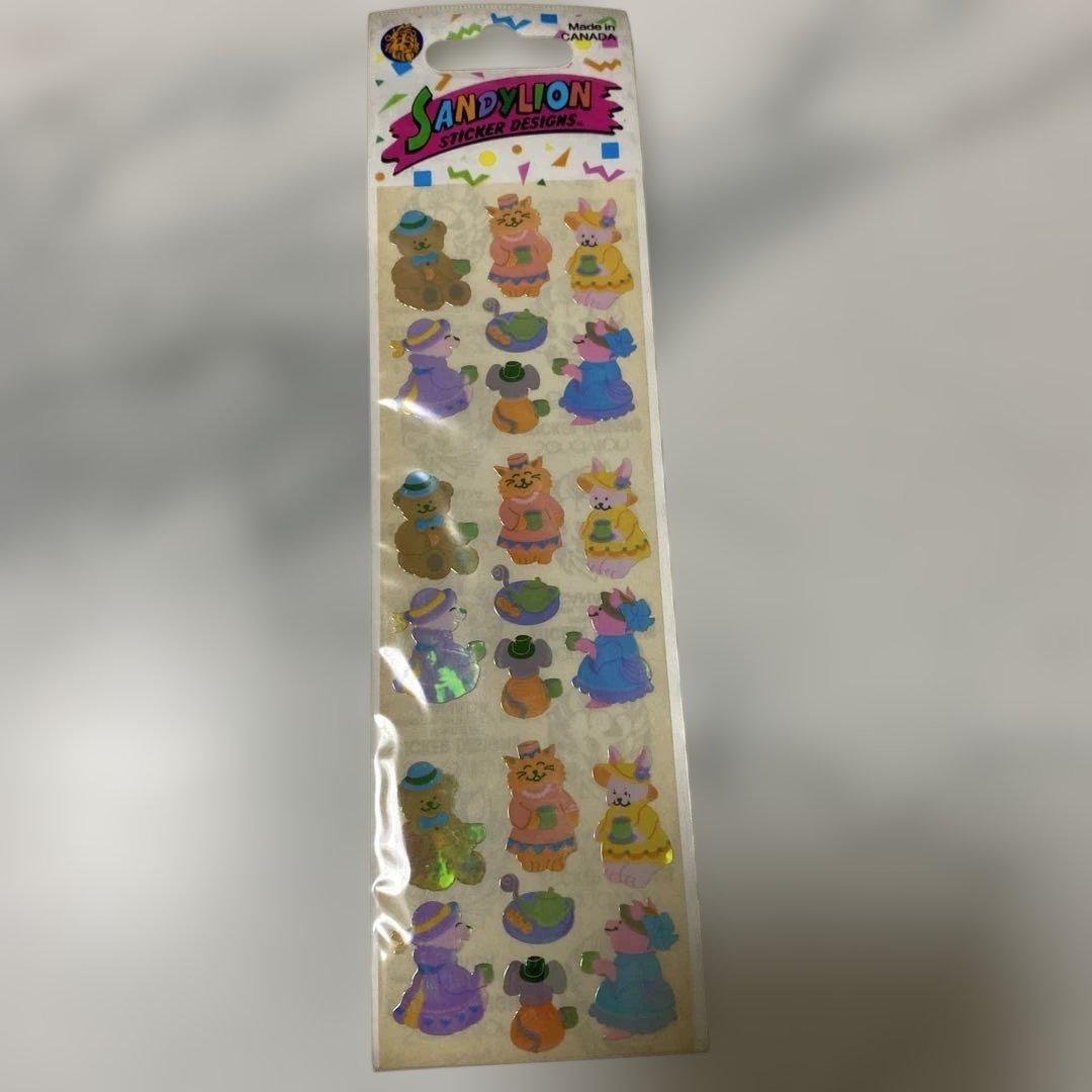 SANDYLION シール オーロラ ダンラン サンディライオン 廃盤 レトロ