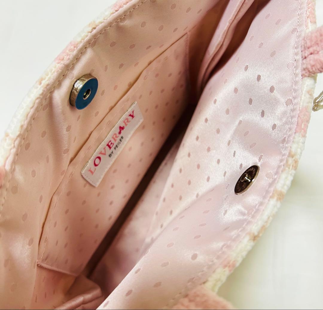 フェイラー FEILER モフモフネコチャン トートバッグ ピンク - メルカリ