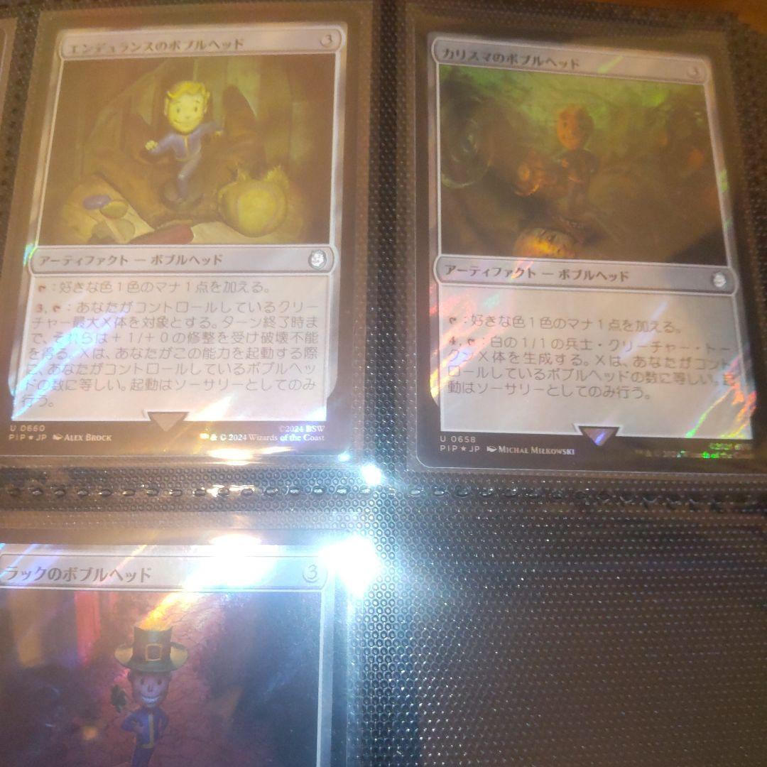 MTG fallout ボブルヘッド 日本語サージfoil 全種セット