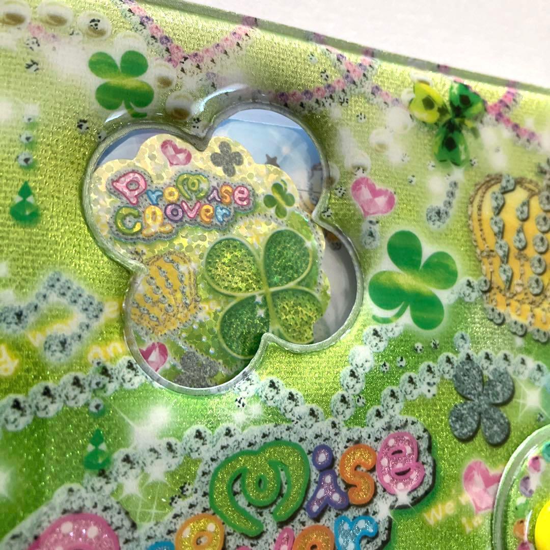 未使用品 平成 レトロ クローバー シール帳 シールバインダー 懐かしい