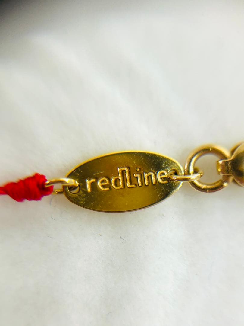 redline レッドライン k18 PUREブレスレット ROUGE1粒ダイヤ - メルカリ