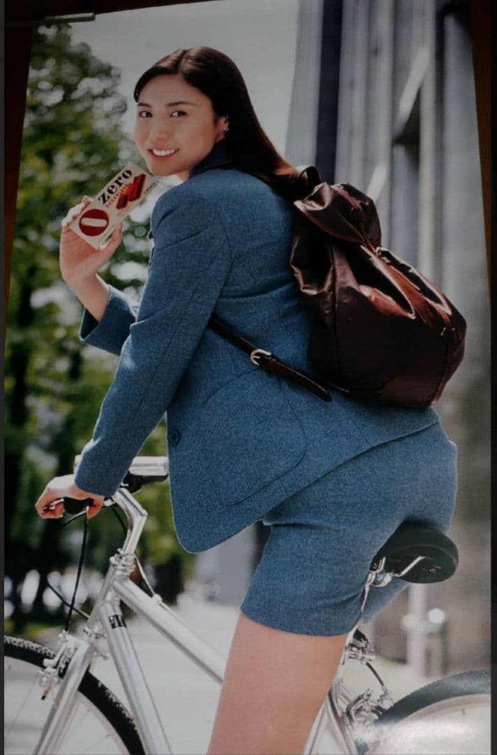 【当時物】松嶋菜々子　ロッテ　シュガーレスゼロ　等身大ポスター　やまとなでしこ