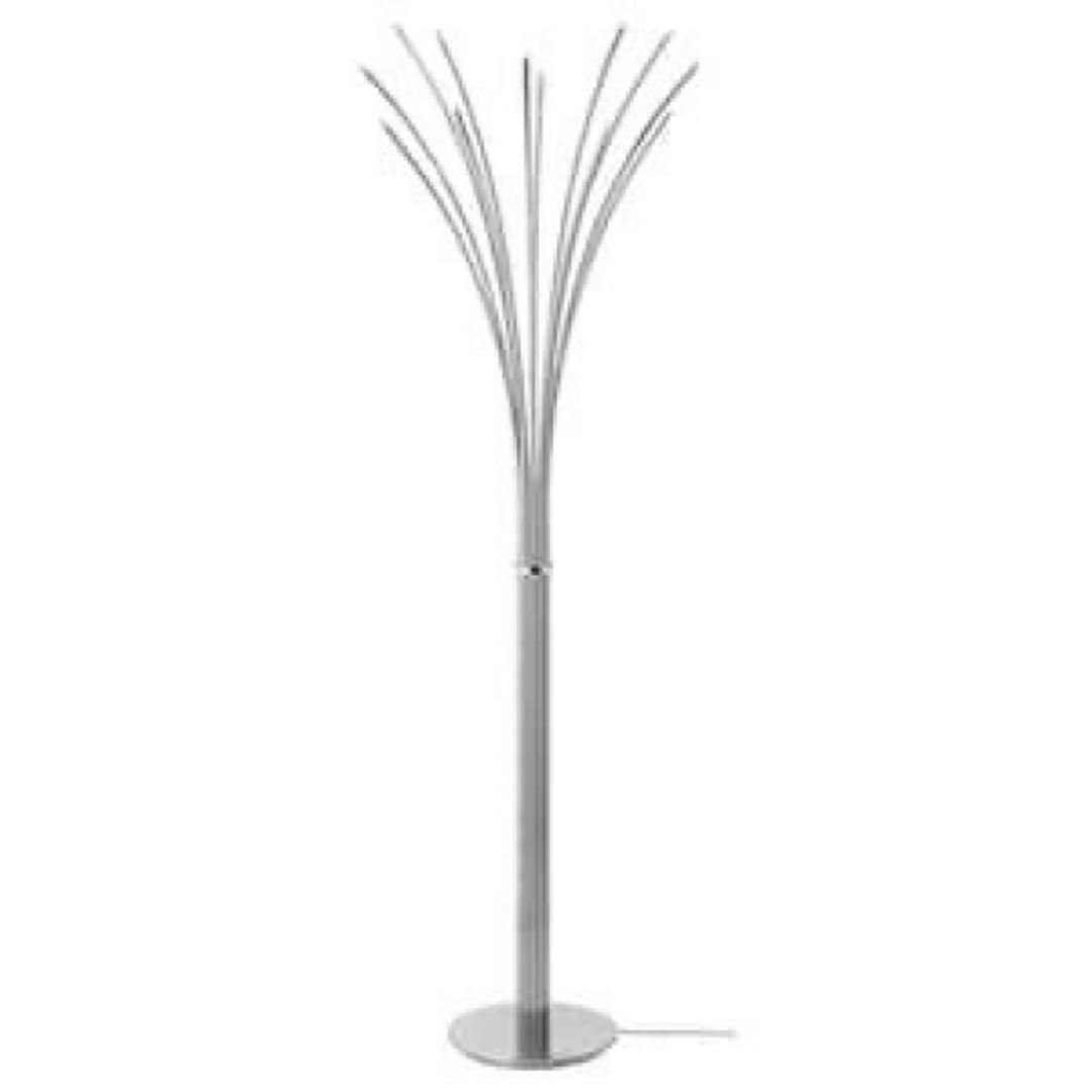 IKEA ツリー型フロアスタンド シルバー LEDライト付き
