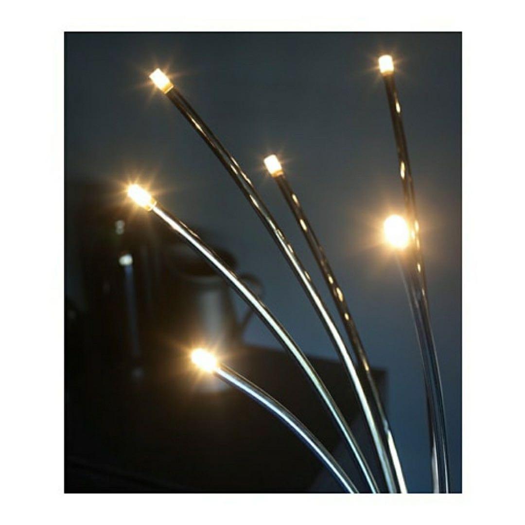 IKEA ツリー型フロアスタンド シルバー LEDライト付き