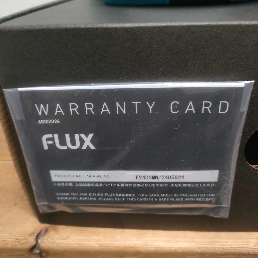 新品23-24FLUXフラックス DS Mサイズ25.0〜27.5cm BLUE