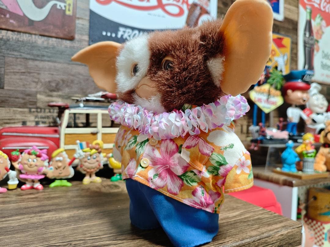 【希少/ヴィンテージ】1997年製 グレムリン ギズモ ぬいぐるみ アロハシャツ