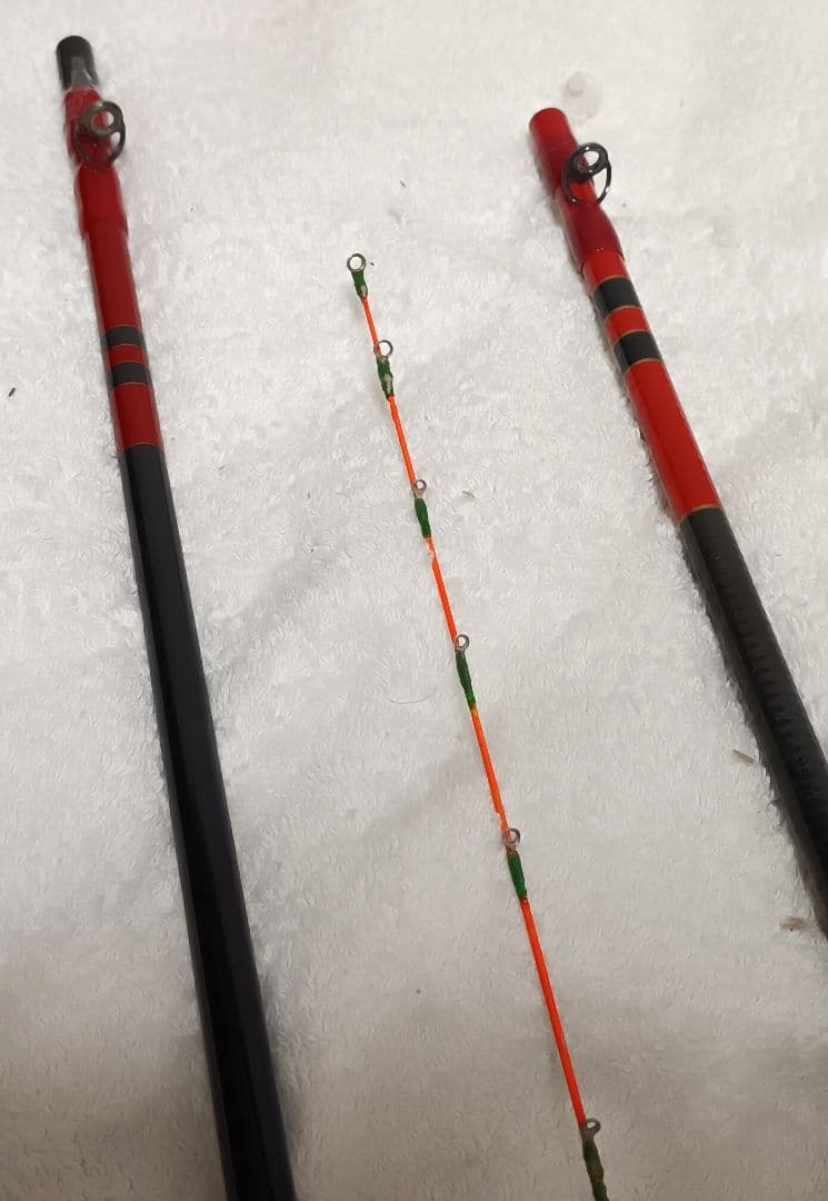 がまかつがまチヌ筏硬調2.1mがまチヌマークⅡ2.1m＋手造筏竿サクラ伊勢