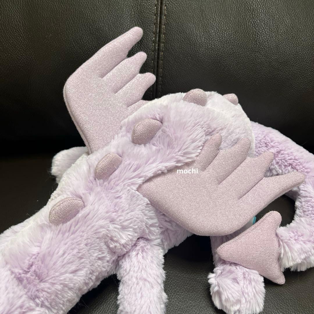  Lavender Dragon ドラゴン 紫 ぬいぐるみ新品