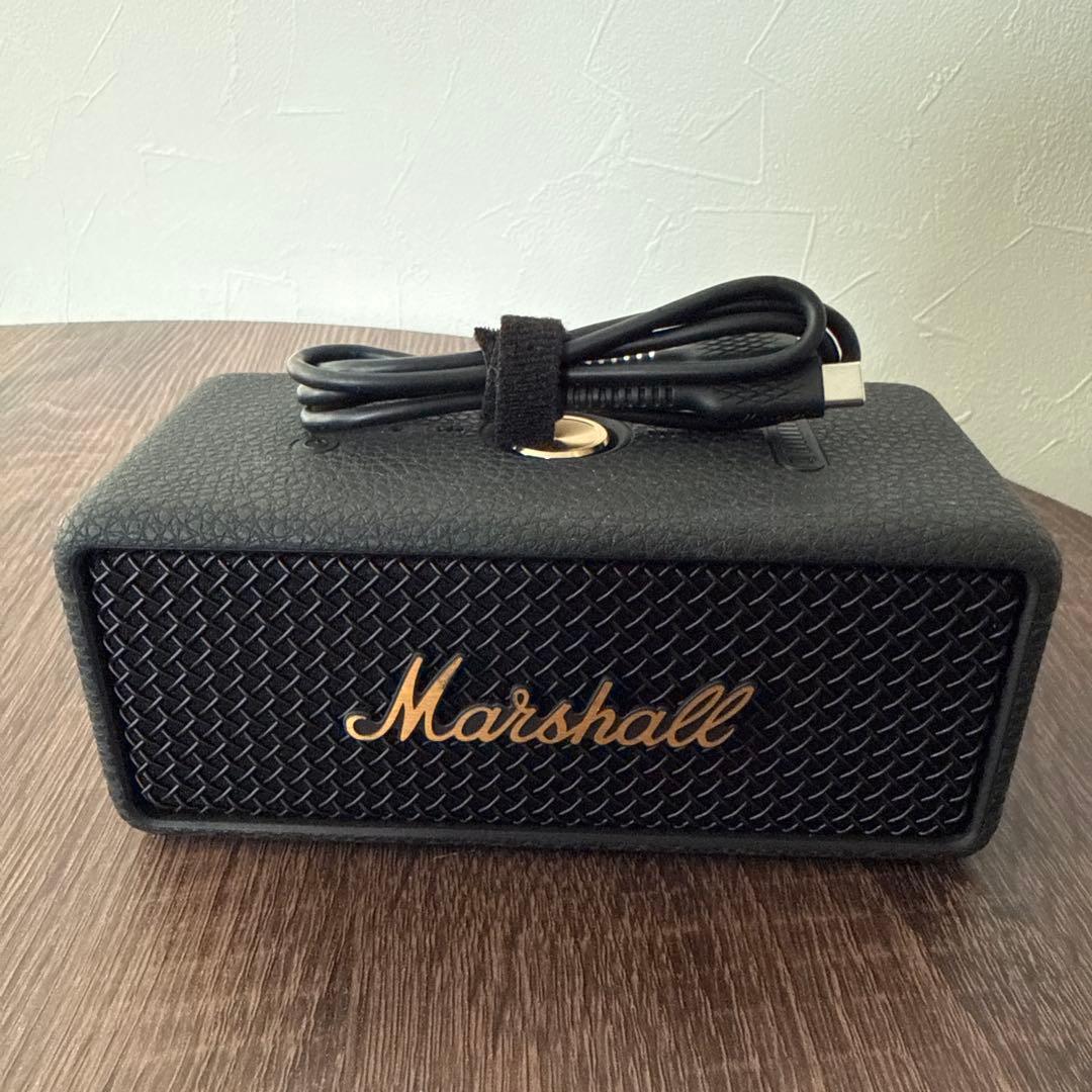 Marshall ワイヤレススピーカー Emberton III ブラック Amazon.co.jp: Marshall ワイヤレスポータブル防水スピーカー Emberton