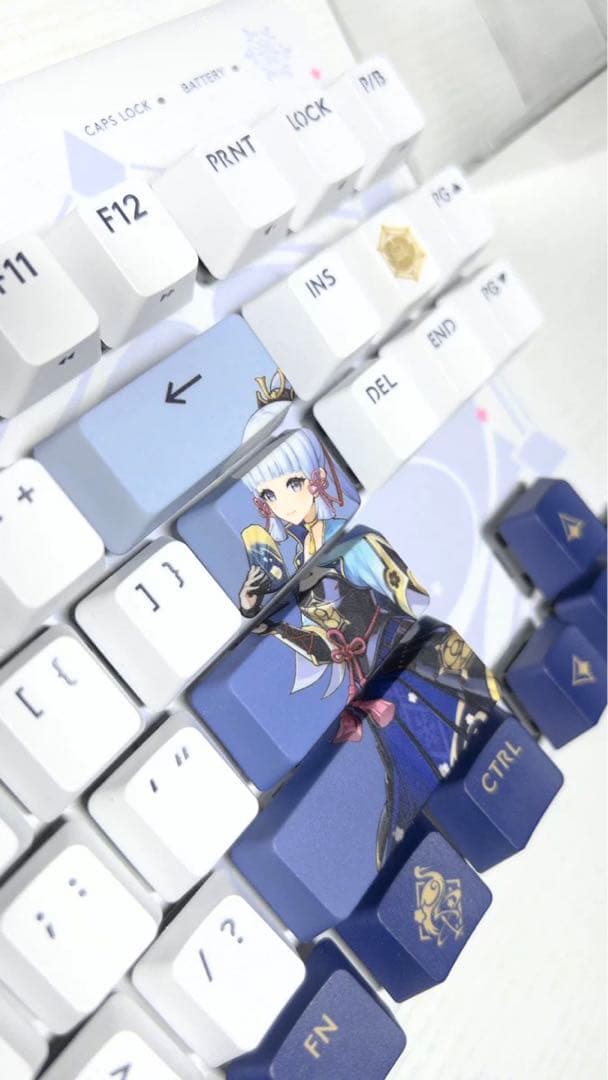 原神 Logitech G517 ワイヤレスゲーミングキーボード 神里綾華モデル