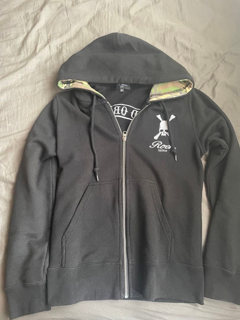 roen パーカー 刺繍 スカル lgb fuga ifsixwasnin - メルカリ