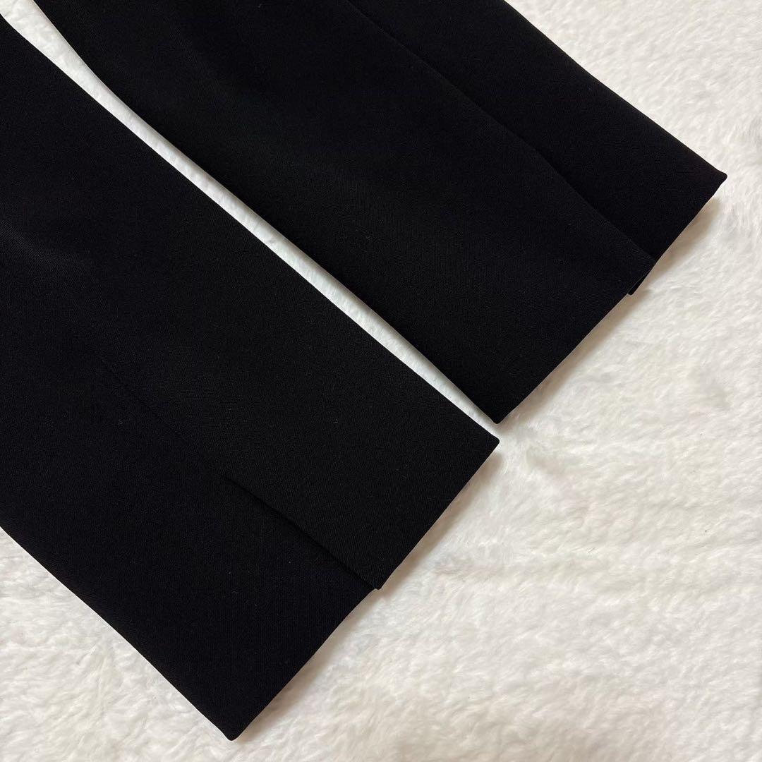 《タグ付き》ノーカラーパンツスーツセットアップ PLST グリーンレーベル L