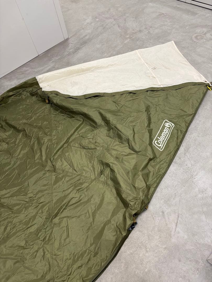未使用級 コールマン ツーリングドームlx オリーブ グランドシート