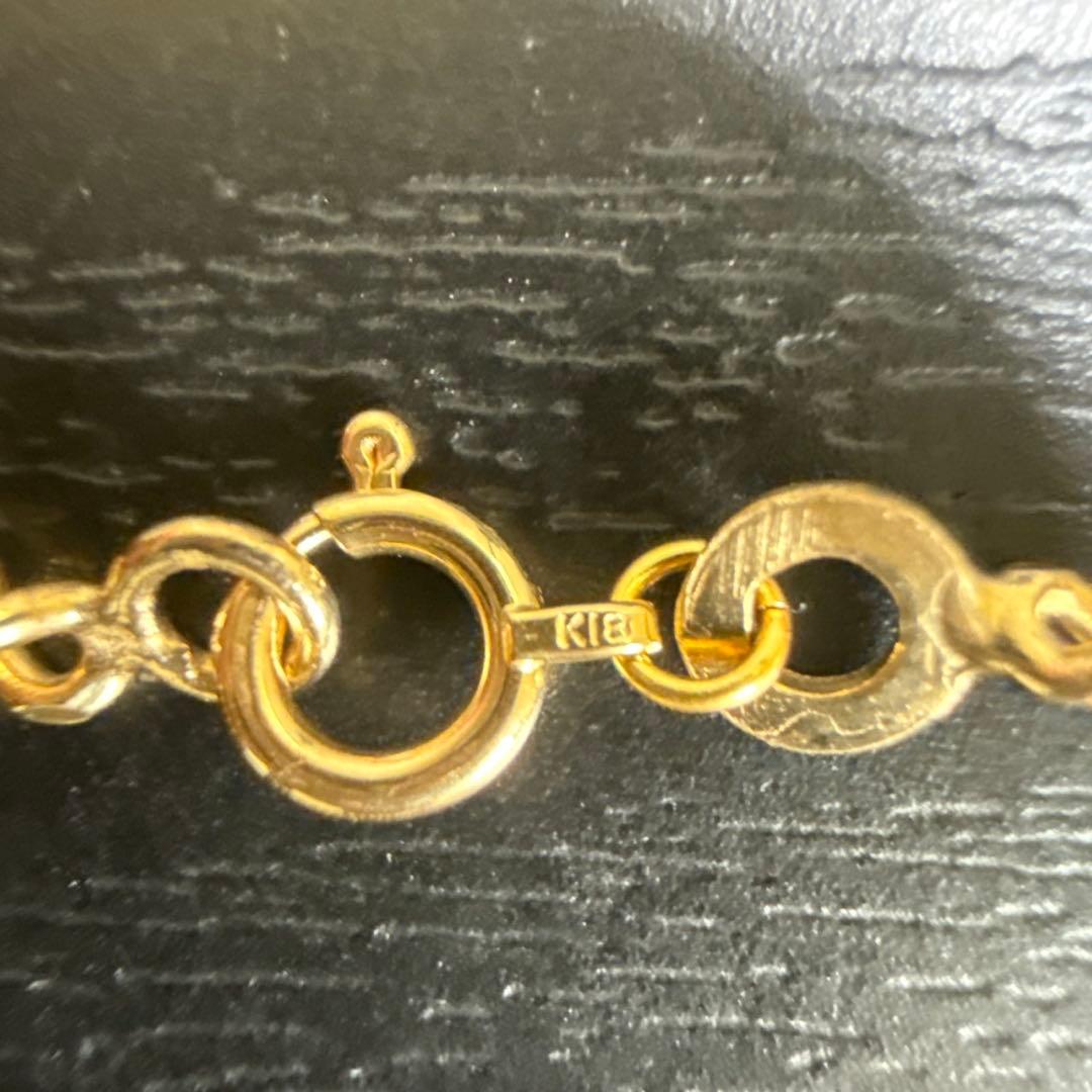 K18 2面喜平ブレスレット　総重量3.0g 17.5cm メンズ/レディース