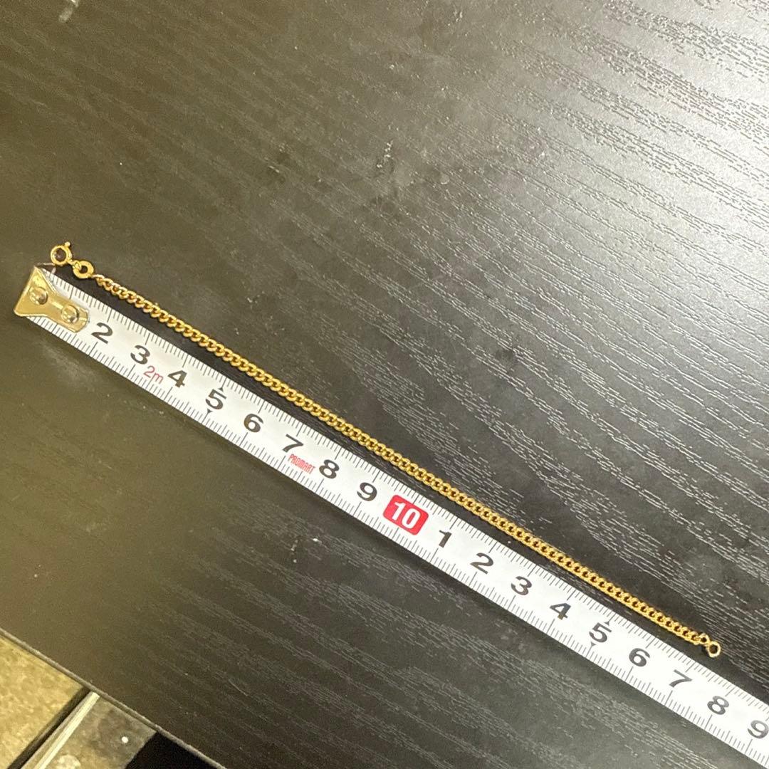 K18 2面喜平ブレスレット　総重量3.0g 17.5cm メンズ/レディース