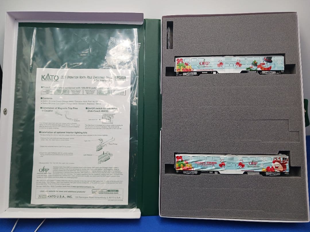 KATO USA 106-2016 106-2016A クリスマストレイン 6両