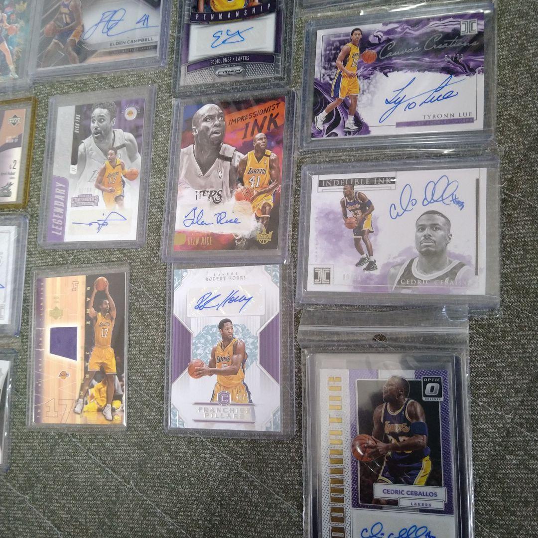 NBA 90sレイカーズ　カード（サイン・ジャージ他）18枚セット