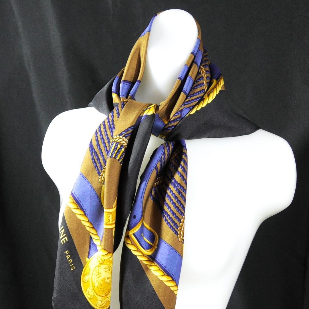 美品 CELINE セリーヌ 大判シルクスカーフ D549 - メルカリ