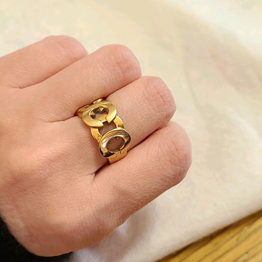 K18　CELINE　Cロゴリング　 9.6g