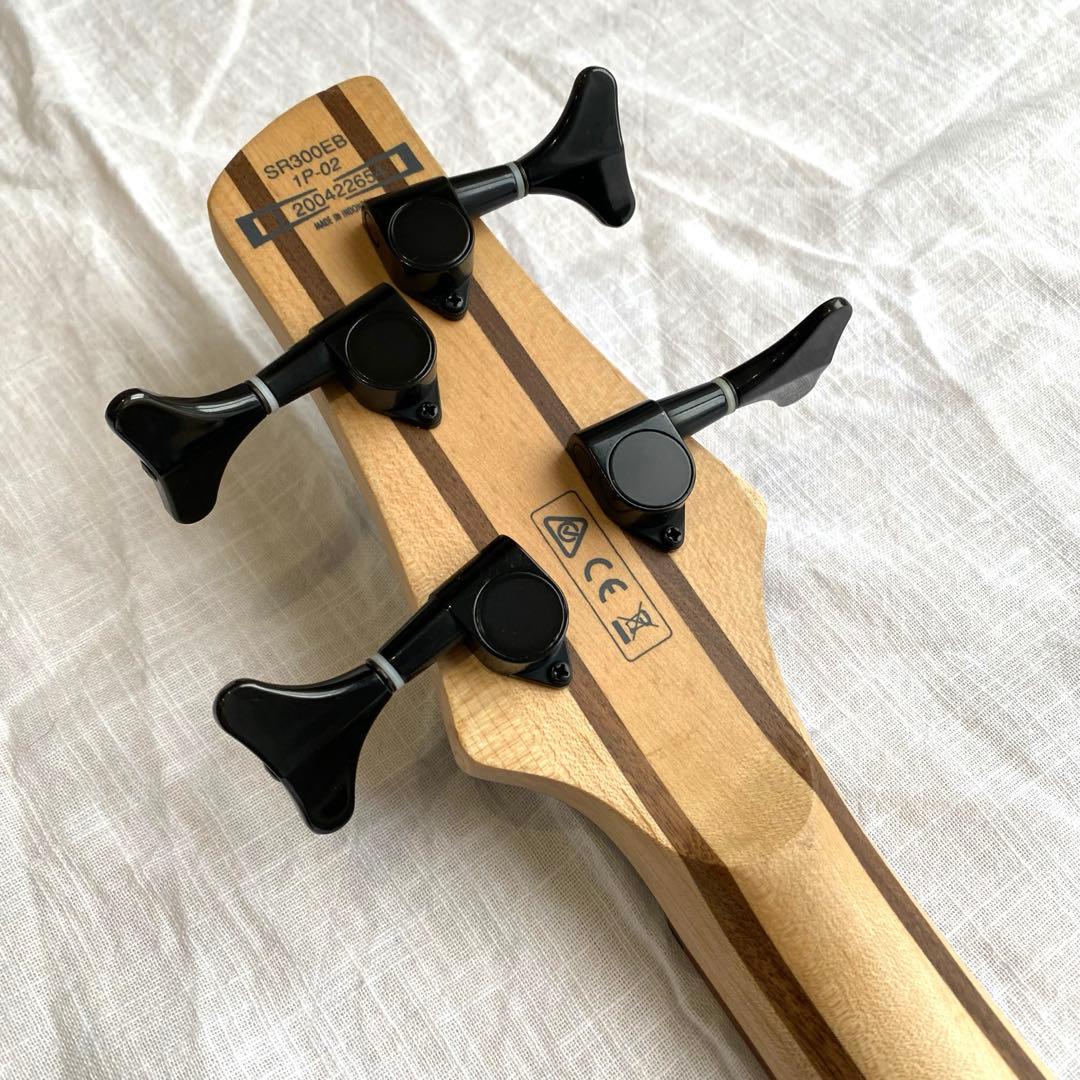 Ibanez ベース SR300EB 木目 ブラック - メルカリ