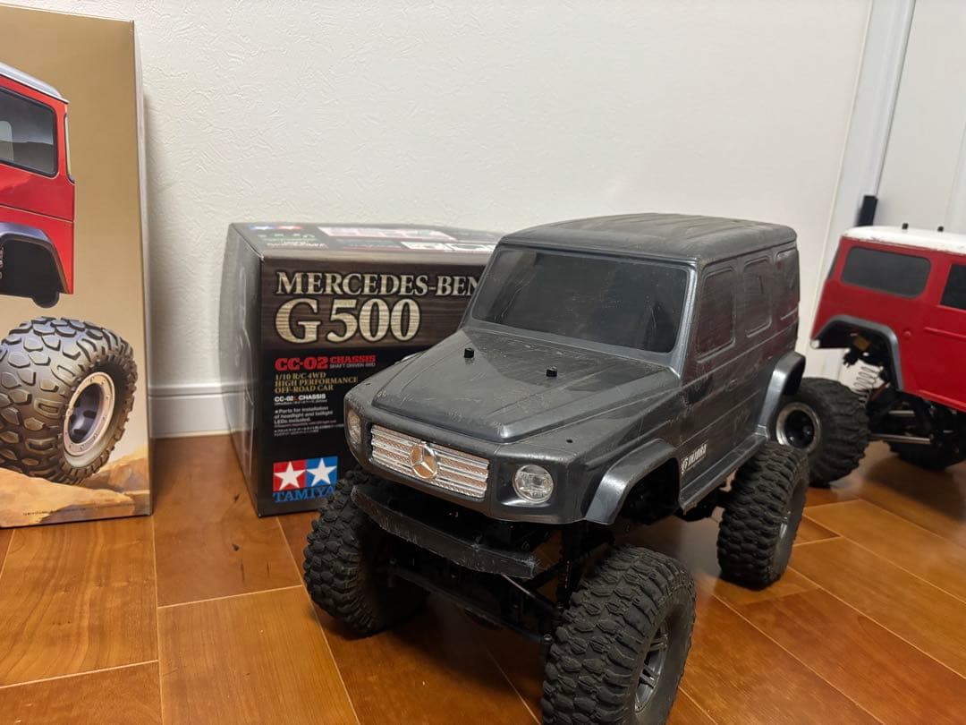 タミヤ G500 cc02& ランドクルーザー40cr01、2台セット