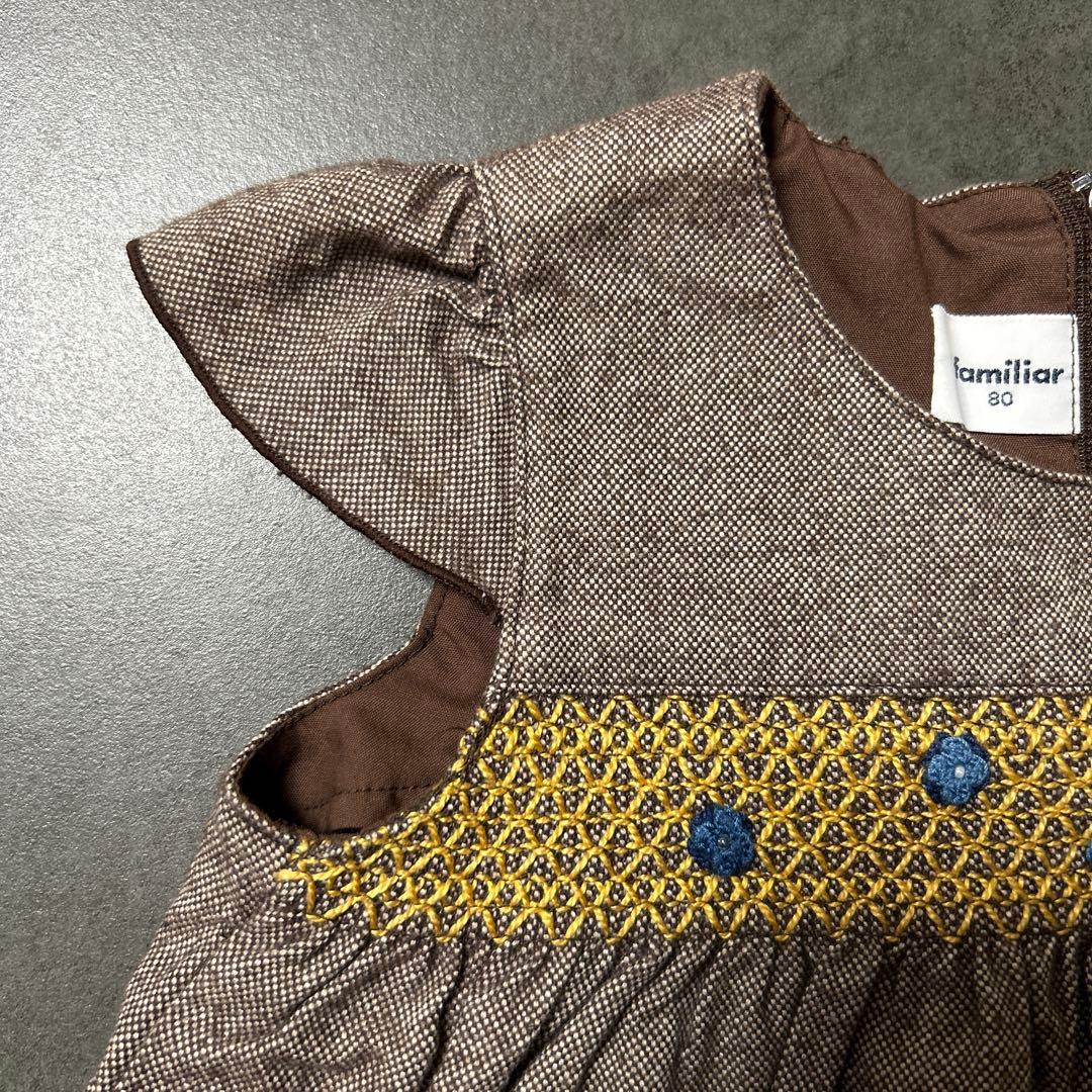 ファミリア ワンピース 80㎝ - メルカリ