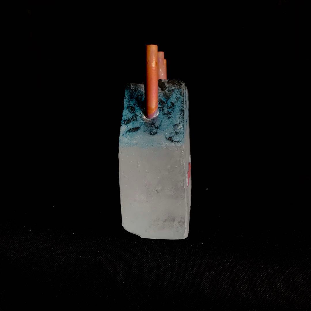 ガラス作家 佐伯泰典作 「夢工場 夜の天蓋」お香立て - メルカリ