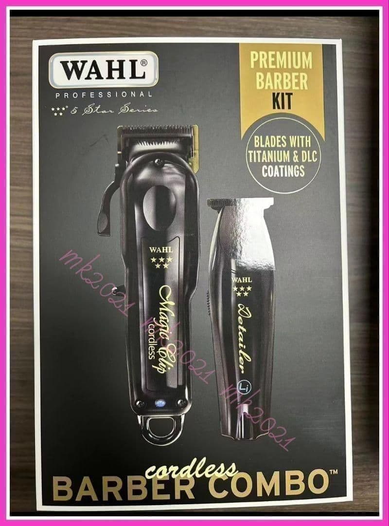 WAHL MagicClip&Detailerバリカンブラック@i@40@p86 Amazon.com: Wahl Professional Cordless Barber Combo, Magic Clip