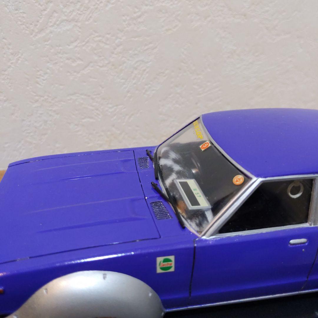 プラモデル個人製作完成品 アオシマ “ワークスの鷹”【ケンメリ4Dr